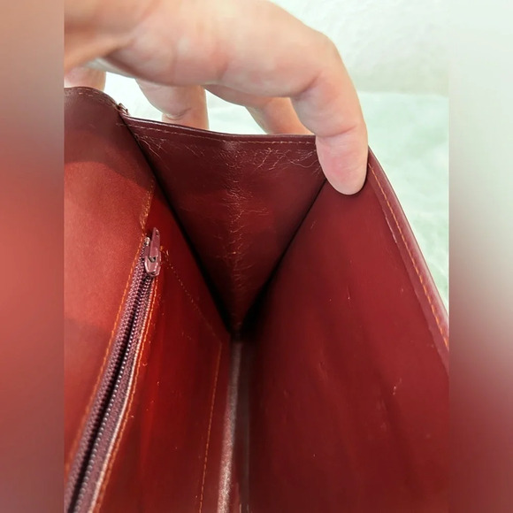 Cartier Must De Cartier Leather Clutch Bag - Picture 8 of 11